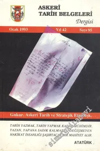 Documents d'Histoire Militaire ( Askeri Tarih Belgeleri Dergisi ) - Annee: 41, Janvier 1992, No: 93        1992