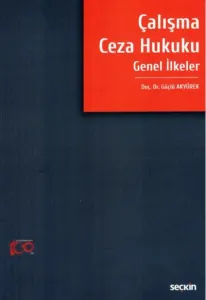 Çalışma Ceza Hukuku Genel İlkeler