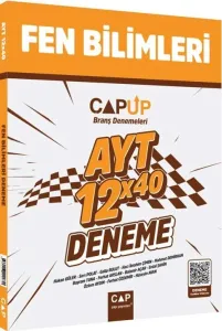 Çap Yayınları AYT Fen Bilimleri 12 x 40 Up Deneme