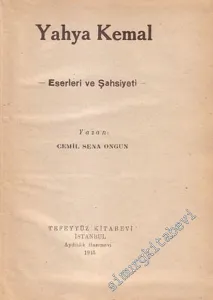Yahya Kemal: Eserleri ve Şahsiyeti -        1945