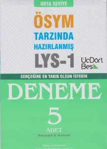 LYS-1 ÖSYM Çizgisinde Hazırlanmış Deneme Matematik - Geometri 5 Deneme - Orta Seviye