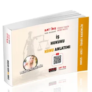 Savaş Yayınları 2026 Adli-İdari Hakimlik HMGS İş Hukuku Video Takip Ders Notu Konu Anlatımı