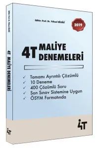 4T Yayınları 2026 KPSS A Grubu Maliye 10 Deneme Çözümlü