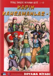 Türk Tarihi Boyama Seti-01: Kadın Kahramanlar-1