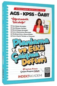 İndeks Akademi 2026 MEB-AGS ÖABT Öğretmenlik Yolculuğu Planlama ve Etkili Çalışma Defteri
