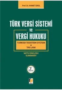 Türk Vergi Sistemi ve Vergi Hukuku