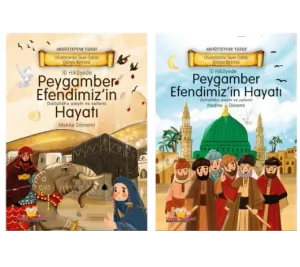 Çocuklar İçin Peygamberimizin Hayatı Mekke ve Medine Dönemi Ciltli (2 Kitap)
