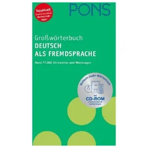 Pons Grossworterbuch Deutsch Als Fremdsprache
