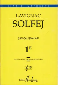 Lavignac Solfej Şan Çalışmaları 1E