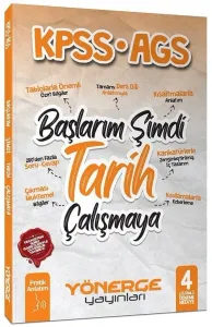 Yönerge Yayınları KPSS MEB-AGS Başlarım Şimdi Tarih Çalışmaya Pratik Anlatım