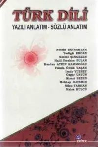 Türk Dili Yazılı Anlatım-Sözlü Anlatım