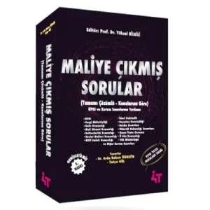 Maliye Çıkmış Sorular