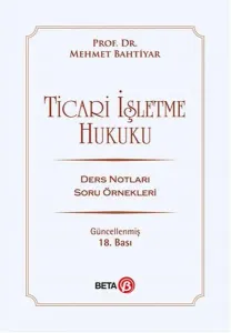 Ticari İşletme Hukuku (Ders Notları)