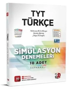 3D Yayınları TYT Türkçe Simülasyon Denemeleri Detaylı Video Çözümlü