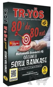 Tasarı TR YÖS Matematik Geometri IQ 80 De 80 Net Soru Bankası
