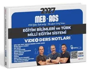 Hoca Kafası Yayınları 2027 MEB-AGS Eğitim Bilimleri ve Türk Milli Eğitim Sistemi Video Ders Notları