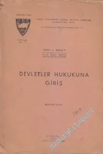 Devletler Hukukuna Giriş: Cilt 2 -        1959