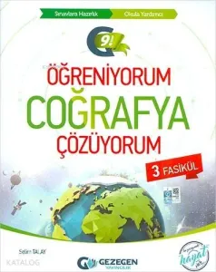 Gezegen Yayınları 9. Sınıf Coğrafya Öğreniyorum Çözüyorum 3 Fasikül Gezegen