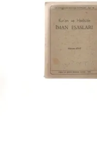 Kur'an ve Hadis'de İMAN ESASLARI