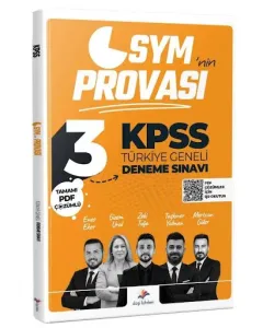 Dizgi Kitap Yayınları 2026 KPSS ÖSYM'nin Provası Türkiye Geneli Tamamı PDF Çözümlü 3 Deneme Sınavı