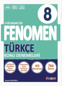 Fenomen Okul 8. Sınıf Fenomen Türkçe 40'lı Konu Denemeleri