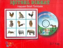 İşitsel Dikkat Hayvan Sesli Tombala 3-7 Yaş