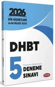 Data Yayınları 2026 DHBT Tüm Adaylar İçin Tamamı Çözümlü 5 Deneme Sınavı