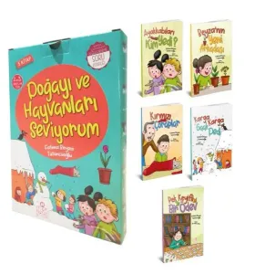 Doğayı Ve Hayvanları Seviyorum (5 Kitap+Sk) /Bıcırık