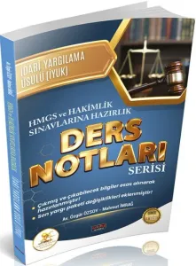 Savaş Yayınları 2026 HUKAL HMGS-HAKİMLİK İdari Yargılama Usulü Ders Notları