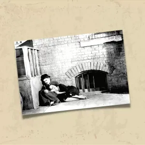POSTER 0219- CHARLIE CHAPLIN, FİLM KARESİ - MODERN TIMES - KUŞE KAĞIT (33X48)