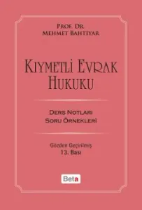 Kıymetli Evrak Hukuku