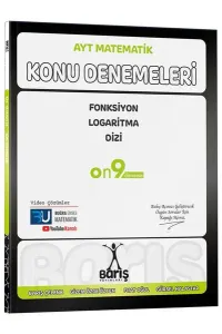 Barış Yayınları AYT Matematik Fonksiyon Logaritma Dizi Konu Denemeleri