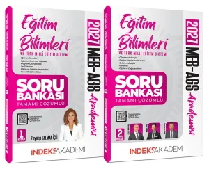 İndeks Akademi 2027 MEB-AGS Akademisi Eğitim Bilimleri ve Türk Milli Eğitim Sistemi Soru Bankası Seti Çözümlü