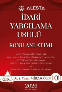 Lex-tax Yayınları 2026 Alesta İdari Yargılama Usulü Hukuku - Konu Anlatımı, Mevzuat, Çözümlü Sorular