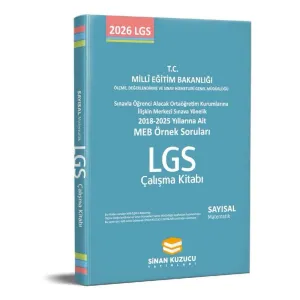 MEB ÖRNEK SORULARI SAYISAL ÇALIŞMA KİTABI ( MATEMATİK )