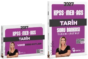 Hoca Kafası Yayınları 2027 KPSS MEB-AGS Tarih Video Ders Notları ve Soru Bankası 2'li Set