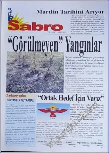 SÜRYANİ: Sabro ( Umut ) - Aylık Bağımsız Siyasi Gazete - Sayı: 8    Yıl: 1  Ekim