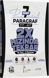 Edebiyat Sokağı TYT AYT Paragraf Ders Platosu 7 Günde 2X Hızında Tekrar Deneme