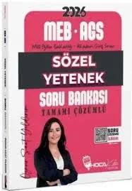 2026 MEB-AGS SÖZEL YETENEK SORU BANKASI ÇÖZÜMLÜ