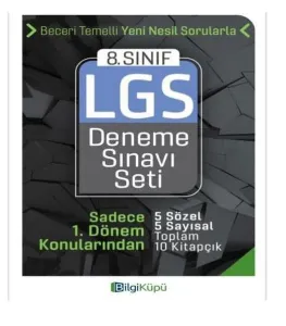 Bilgi Küpü Yayınları 8. Sınıf LGS 1. Dönem Deneme Sınavı Seti