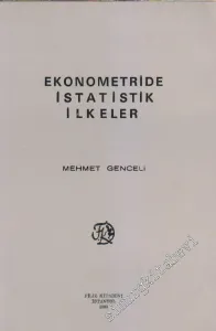 Ekonometride İstatistik İlkeler -
