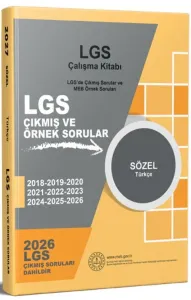 Dizgi Kitap Yayınları 2027 MEB LGS Sözel Türkçe Çalışma Kitabı Çıkmış Sorular ve Örnek Sorular