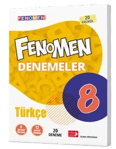 Fenomen Okul Yayınları 8. Sınıf Türkçe Fenomen 20 li Deneme