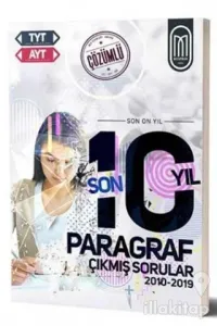 TYT AYT Paragraf Son 10 Yıl Çözümlü Çıkmış Sorular-2010-2019