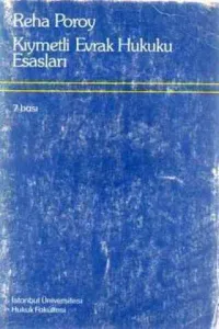 Kıymetli Evrak Hukuku Esasları