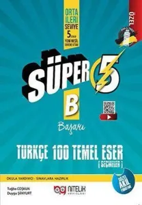 Nitelik Yayınları 5. Sınıf Türkçe 100 Temel Eser Süper B Yeni Nesil Deneme