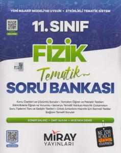 Miray Yayınları 11. Sınıf Fizik Maarif Model Tematik Soru Bankası