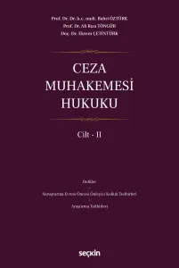 Ceza Muhakemesi Hukuku Cilt – II