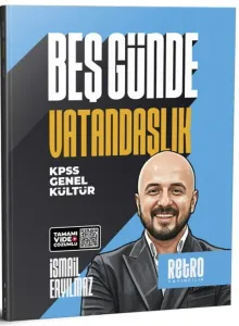 Retro Yayıncılık KPSS Genel Kültür Vatandaşlık Beş Günde Kamp Kitabı