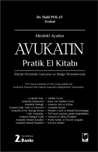 Mesleki Açıdan Avukatın Pratik El Kitabı